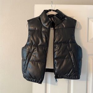 Vici Black Puffer Vest